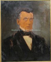 Oil portrait of Dr. Zacheous Colburn